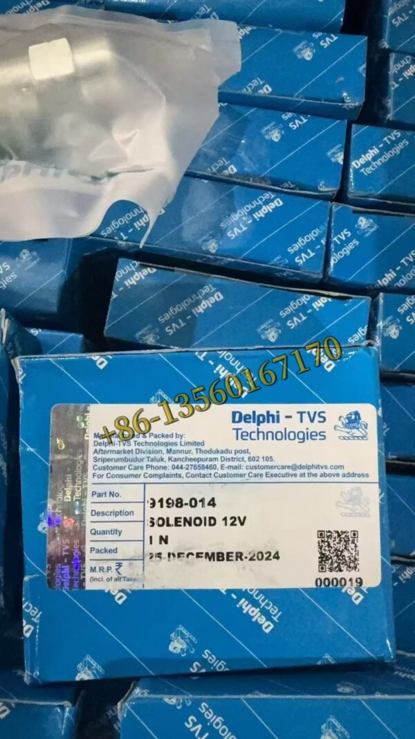 7185-900G Delphi/Perkins 12V (JPT Connection) Fuel Stop Solenoid - Image 2