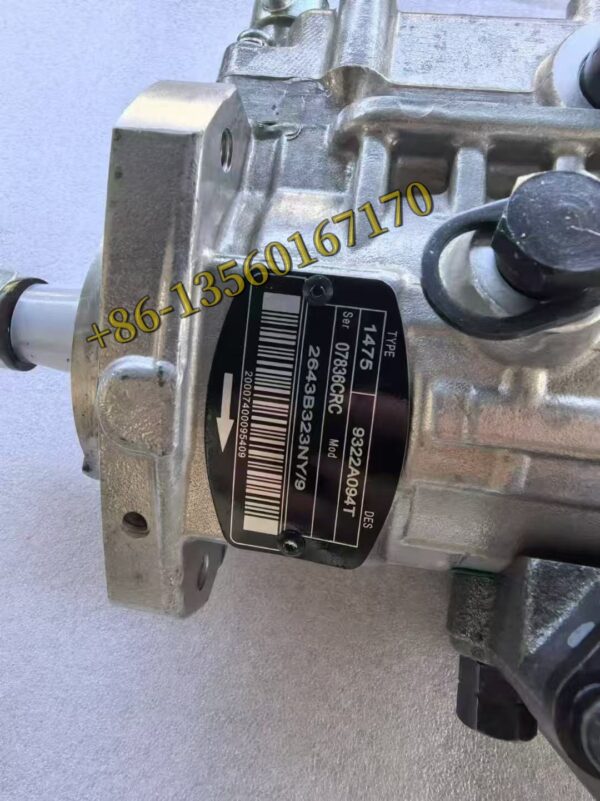9322A094T 2643B323 Fuel Injection Pump for Perkins Caterpillar 2643B323NY/9 Engine - Image 2