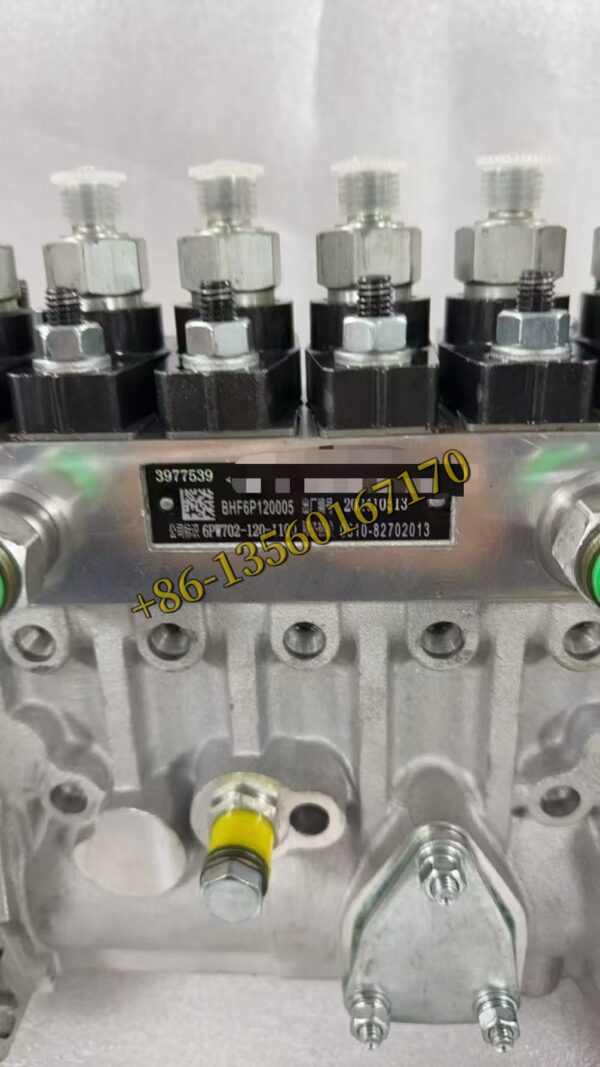 3977539 6PW702-120-1100 Fuel Injection Pump for Cummins engine / Komatsu Excavator - Image 3