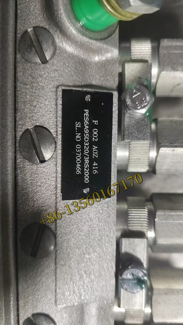 F002A0Z416 Fuel Injection Pump For Cummins Generator, Excavator / JCB Excavator PES6A95D320 1000A0C1955R - Image 2